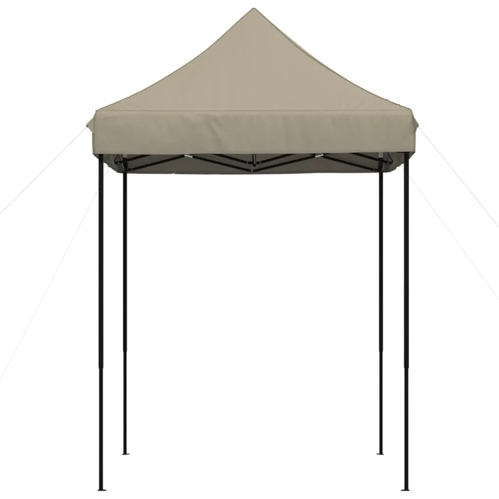 vidaXL Foldable Party Tent Pop-Up Taupe 200x200x306 cm