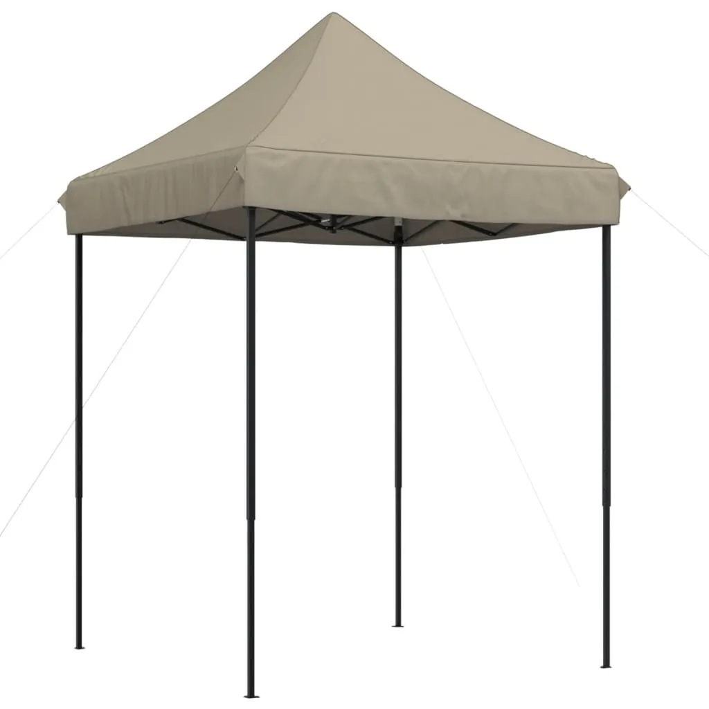 vidaXL Foldable Party Tent Pop-Up Taupe 200x200x306 cm