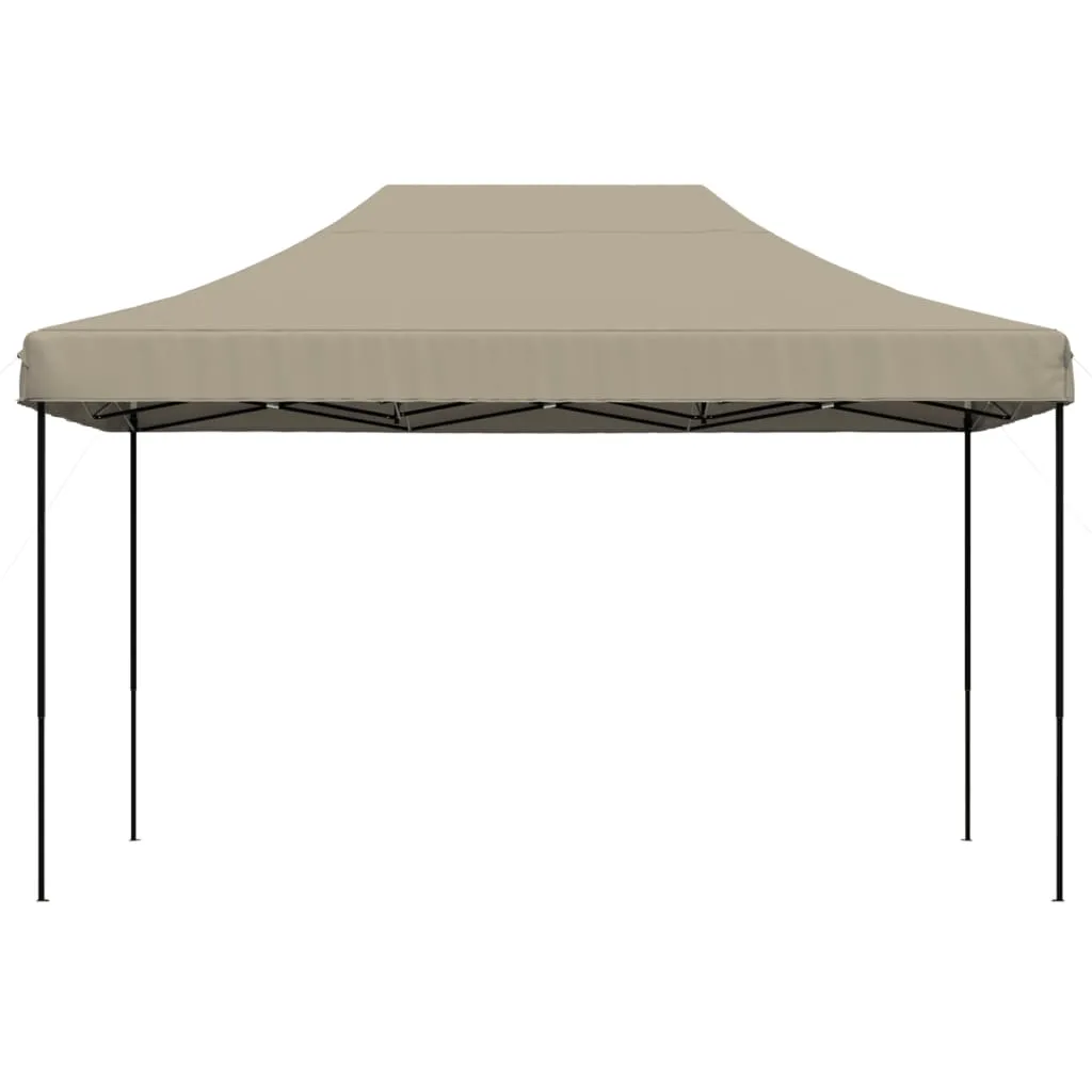 vidaXL Foldable Party Tent Pop-Up Taupe 440x292x315 cm