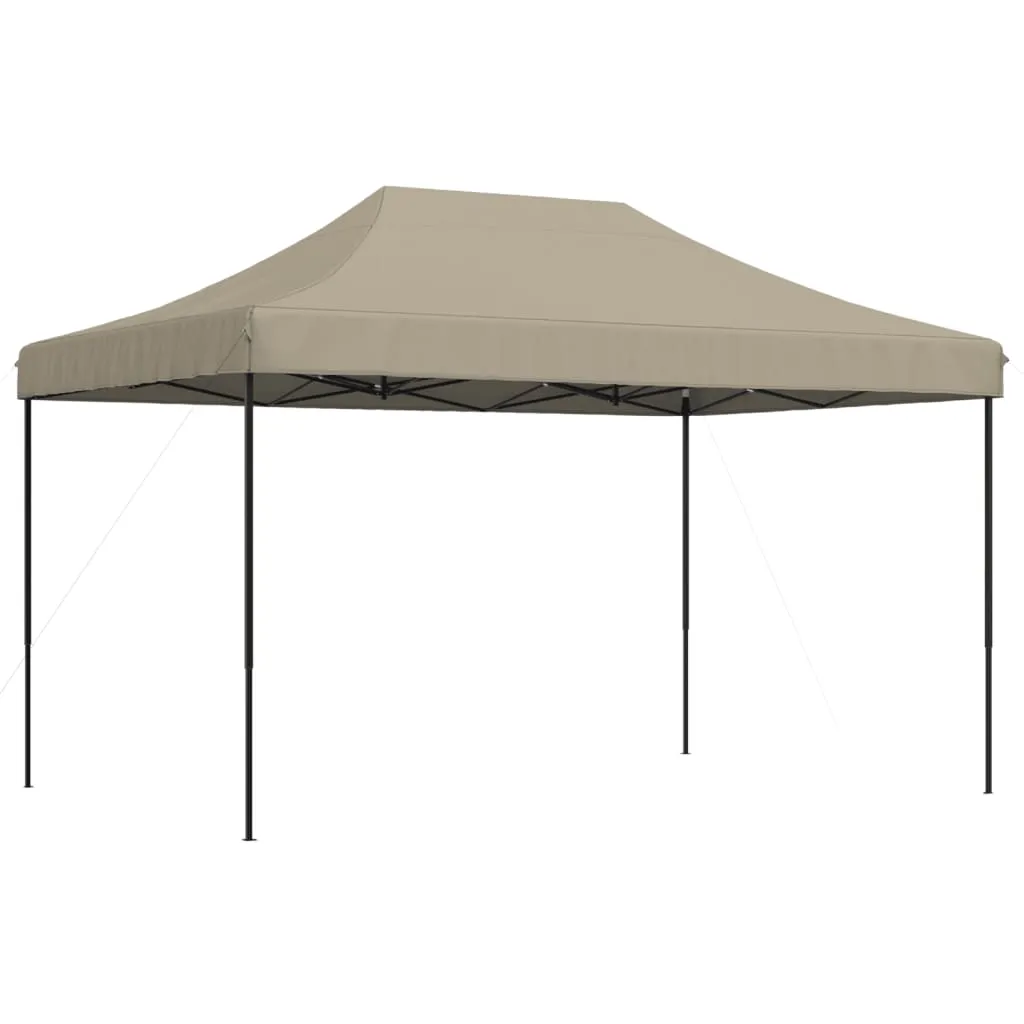 vidaXL Foldable Party Tent Pop-Up Taupe 440x292x315 cm