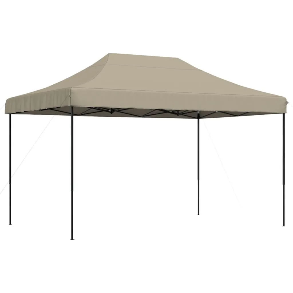 vidaXL Foldable Party Tent Pop-Up Taupe 440x292x315 cm