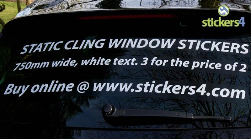 Web address window sticker 750mm