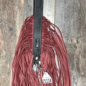 Western Mini Leather Fringe Strap 48" #21114