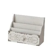 White Desk Organizer