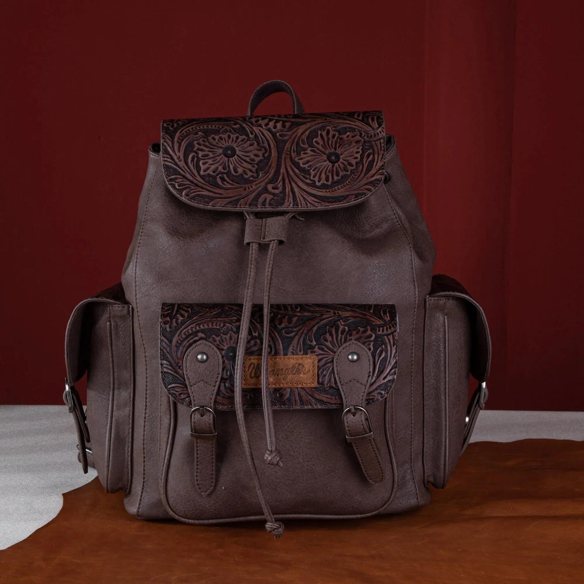 Wrangler Floral Tooled Backpack