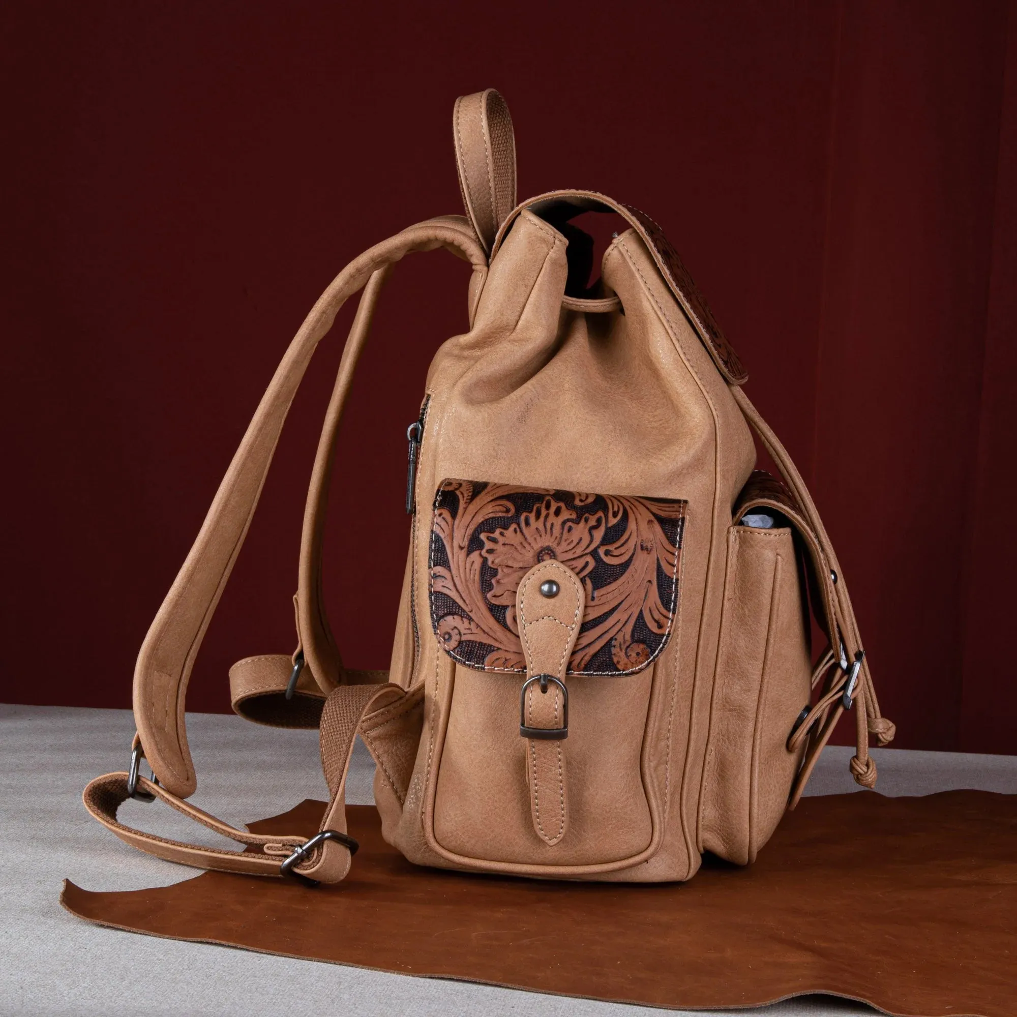 Wrangler Floral Tooled Backpack